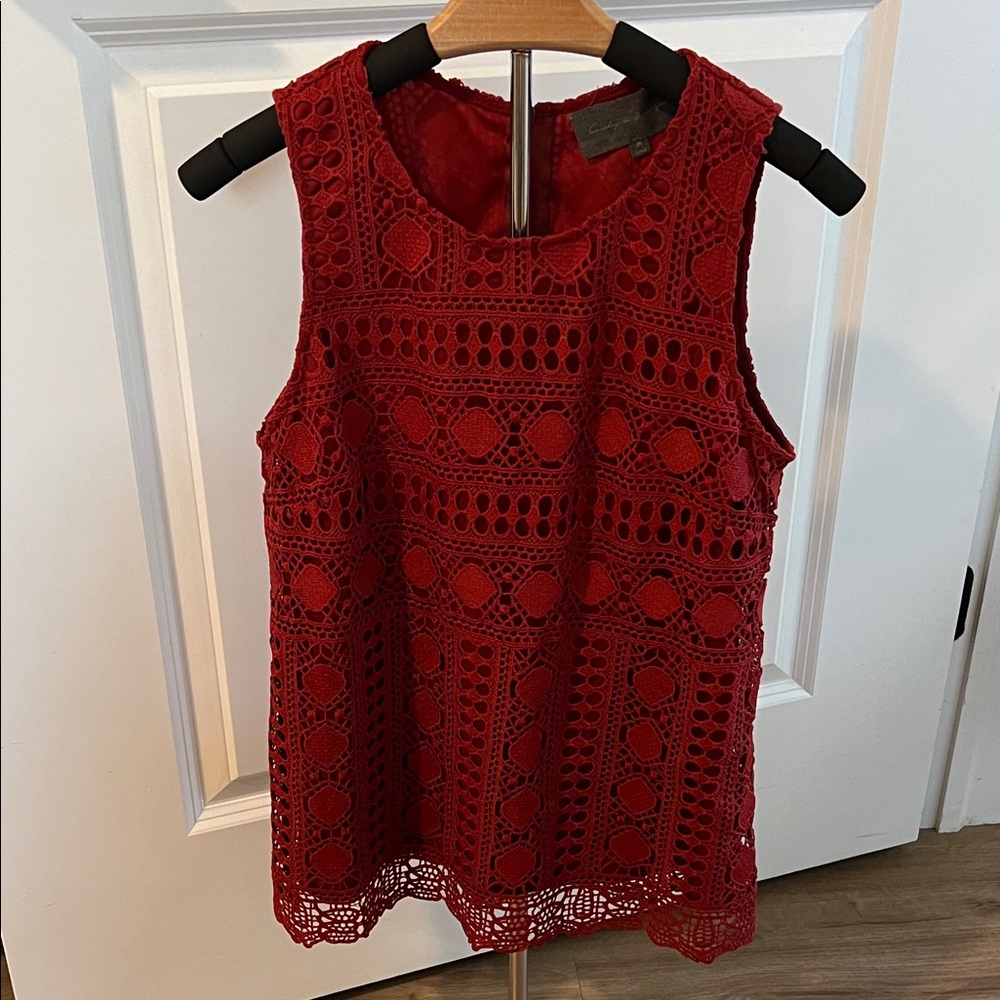 Sunday in Brooklyn by Anthropologie crochet tank top medium